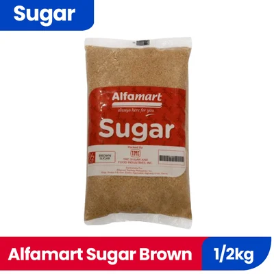 A-ALFAMART SUGAR BROWN 1/2KG
