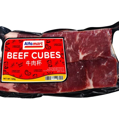Alfamart Beef Cubes 500G
