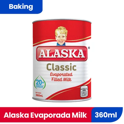 ALASKA EVAPORATED MILK 360ML
