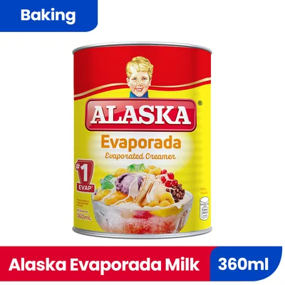 ALASKA EVAPORADA MILK 360ML