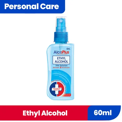 ALCOPLUS ETHYL ALCO70%SPRY 60ML